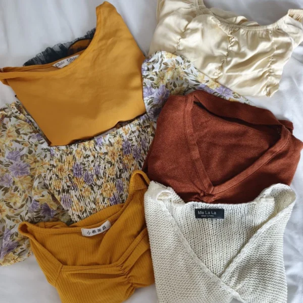 Preloved Blouse and Preloved Croptop