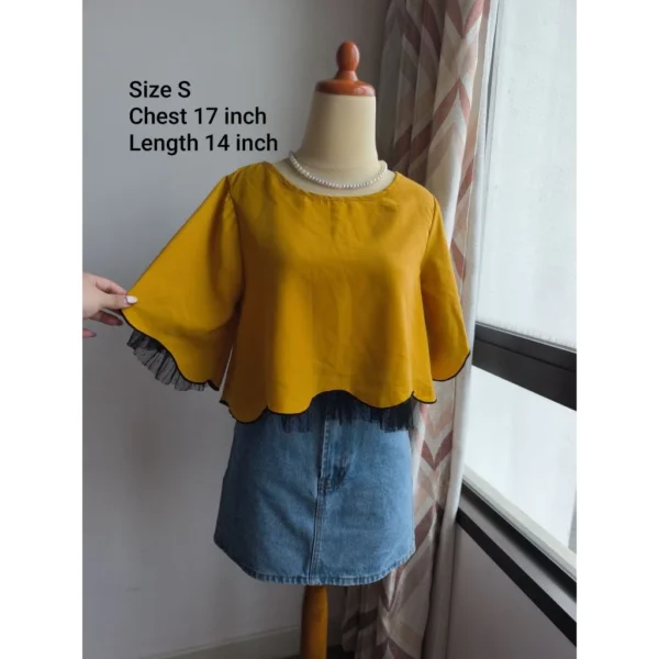 Preloved Blouse and Preloved Croptop