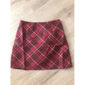 High Waist Skirt   Red   Size M