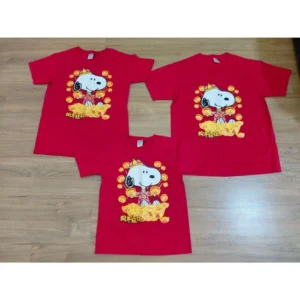 Preloved 3pcs Snoopy Family Chinese  Year Wear