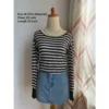 Preloved Basic Women Tee  Women Blouse  Women Top  Stripes