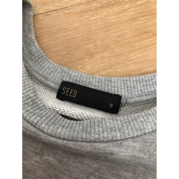 PRELOVED   SEED Woman Long Sleeve Top   Silver   Size S