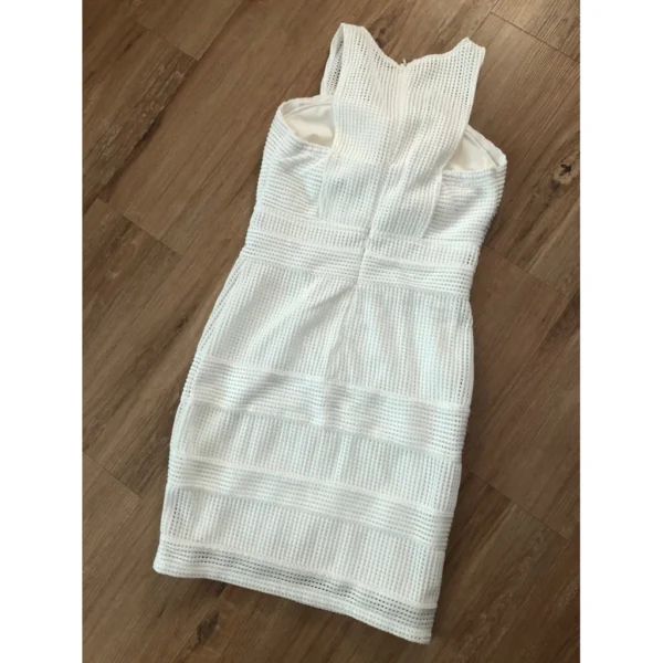 my-11134207-820lh-mjzjbzhn3sw3b4.webp PRELOVED BEBEBUTTERFLY White Mini Dress Size M